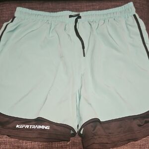 SHEIN Womens Green and Black Shorts